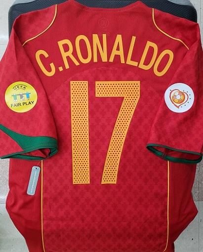 ポルトガル代表（H）EURO 2004 C,ロナウド＃17 +マッチデイ