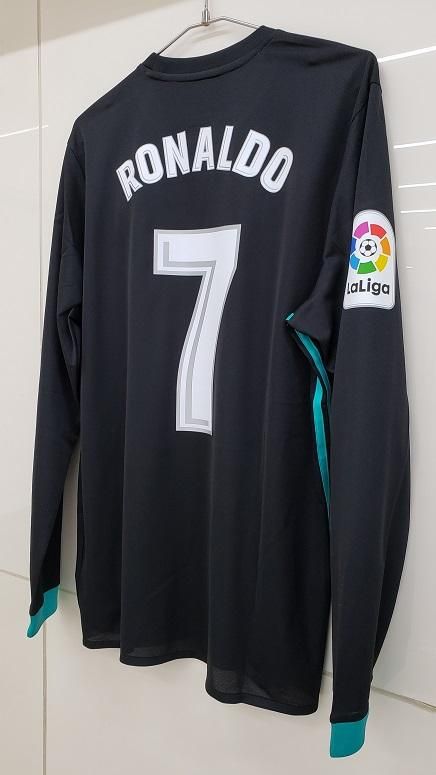 レアル、マドリード（A）17/18 長袖 Laliga ロナウド＃7 + パッチ