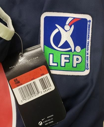 PSG（H）02/03 選手用 コード7 長袖 ロナウジーニョ＃10 +