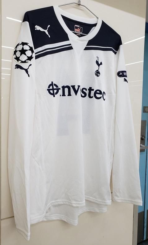 トッテナム、ホットスパー（H）10/11 選手支給 UCL用 長袖 ベイル＃3