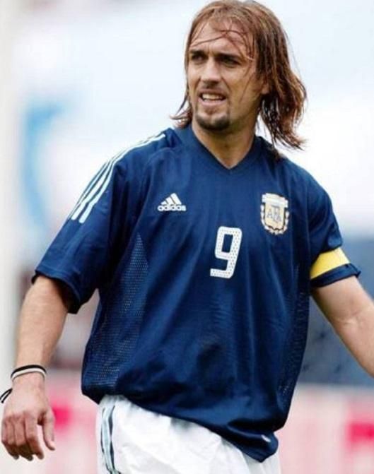 アルゼンチン（A）2002 W杯 バティストゥータ＃9 日韓W杯パッチ付。