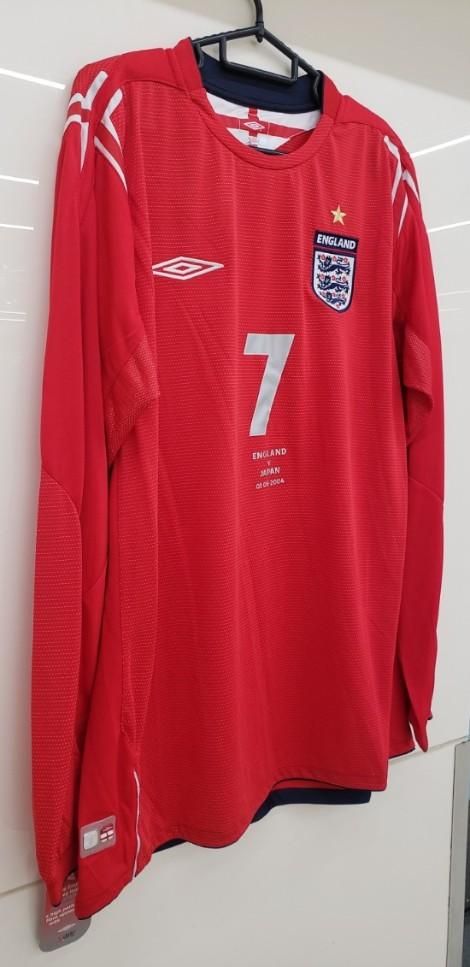 アンブロ 95 イングランド代表 ユニフォーム #7 ベッカム L 長袖 2026