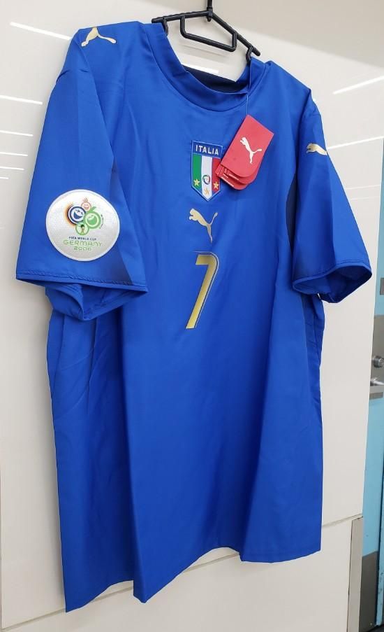 イタリア代表（H) 2006 W杯 デル・ピエロ＃7 + パッチ付き！