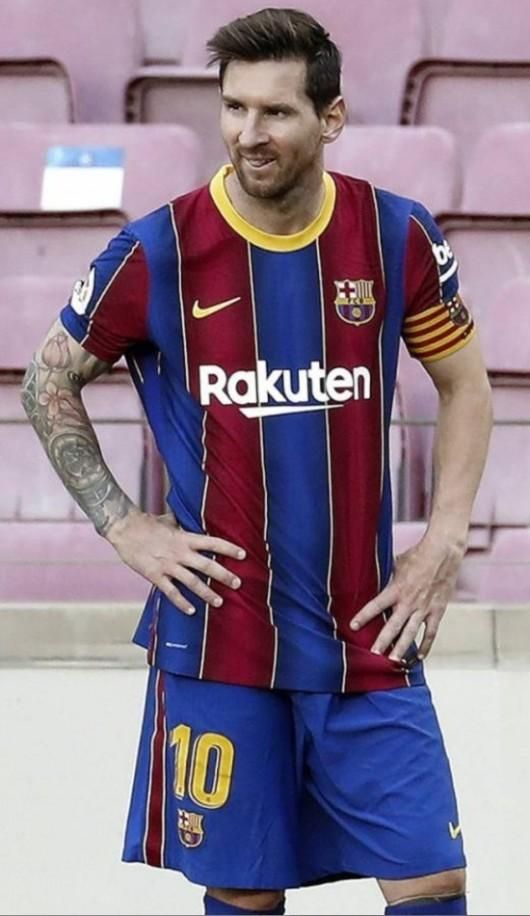 FCバルセロナ（H）20/21 MESSI#10 + LFP（大）パッチ付き！