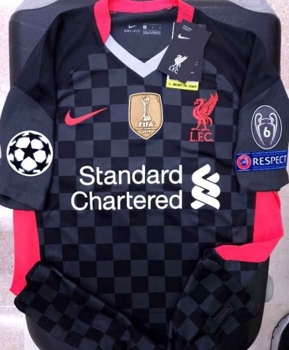 リバプール（3rd）20/21 UEFA CL用 N&N + パッチ4個