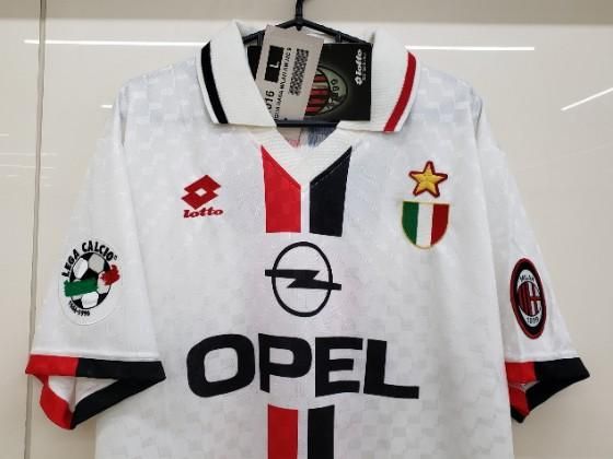 ACミラン（A) 97/98 ジョージ、ウェア＃9 LegaCalcioパッチ付き！