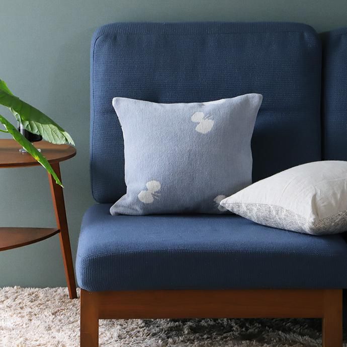 クリッパン × ミナ ペルホネン｜クッションカバー［CHOUCHO］ブルー