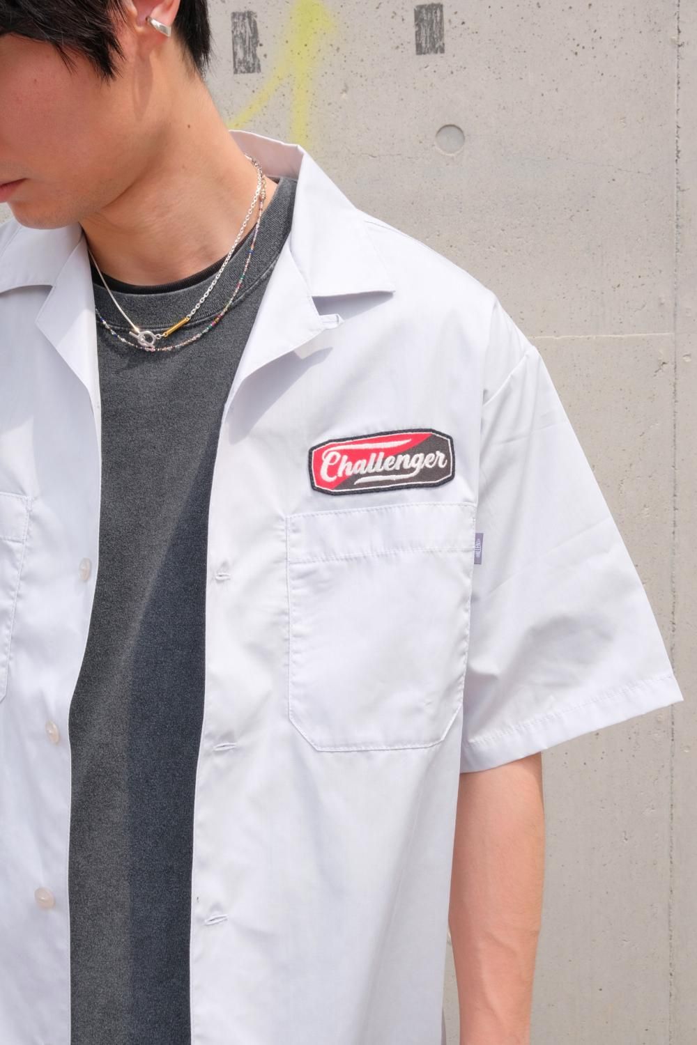 CHALLENGER/チャレンジャー S/S PATCHED WORK SHIRT/半袖ワークシャツ