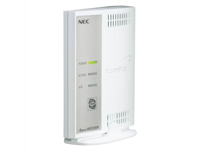 NEC、アンテナ内蔵無線LANルータ「AtermWR1200H」 - 価格.com