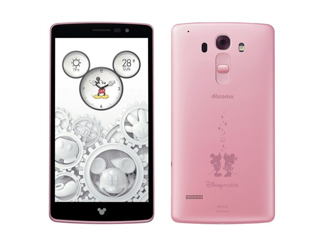 ドコモ、ウィンドウカバー付属のディズニースマホ「DM-01G」を5/29発売