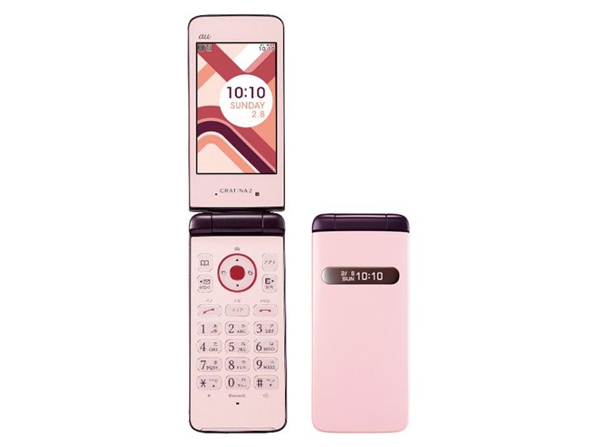 au、ラウンドフォルムを採用した携帯電話「GRATINA2」 - 価格.com