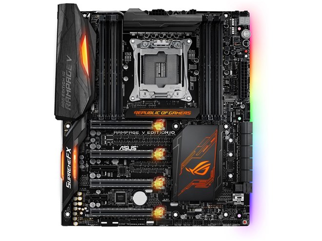 ASUS、R.O.G.シリーズ10周年マザーボード「ROG RAMPAGE V EDITION 10