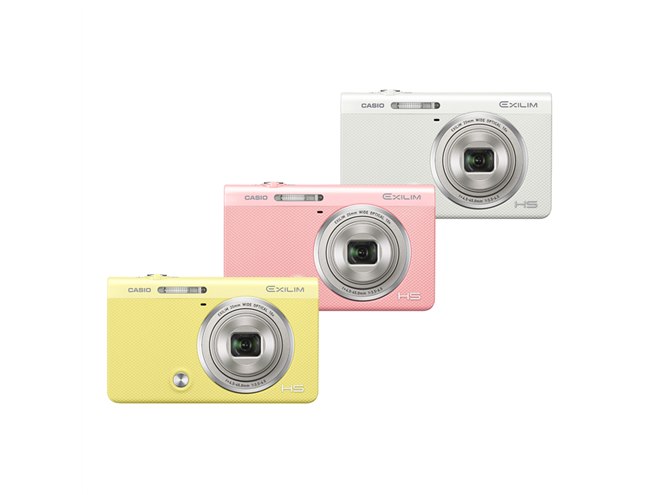 カシオ、自撮り画像を判別してスマホに自動送信する「EXILIM EX-ZR70