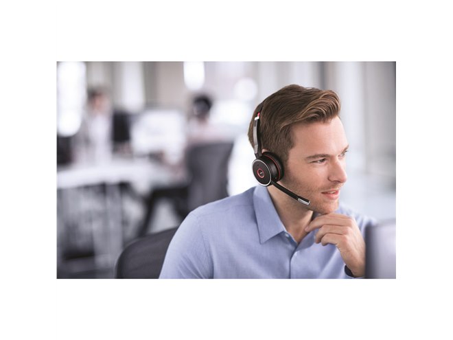 Jabra、アクティブNC搭載のワイヤレスヘッドセット「Jabra Evolve 75