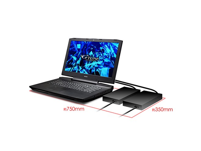 G-Tune、「GeForce GTX 1080」2基装備の17.3型4K液晶ゲーミングノート