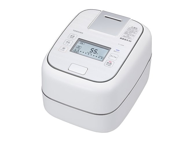 東芝、26％コンパクト化した真空圧力IHジャー炊飯器「RC-10ZWL