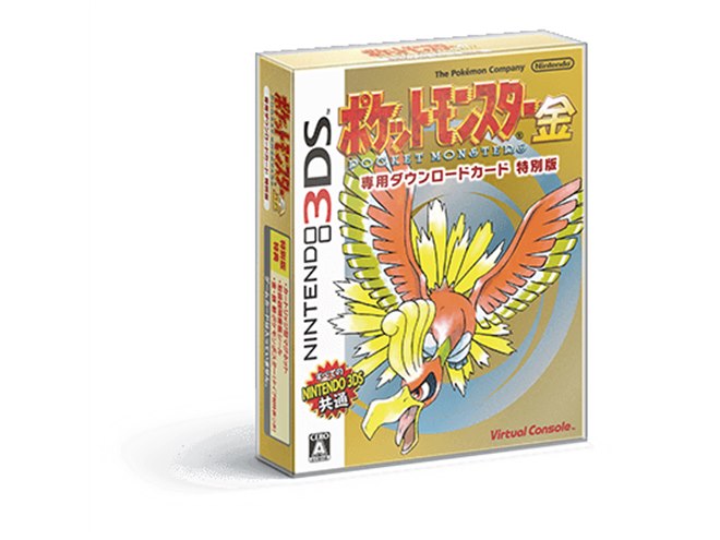 当時のゲームボーイカラー版を再現した「ポケットモンスター金/銀」VC