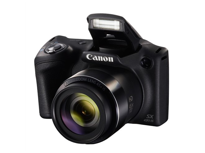 キヤノン、光学45倍ズーム搭載の望遠コンデジ「PowerShot SX430 IS