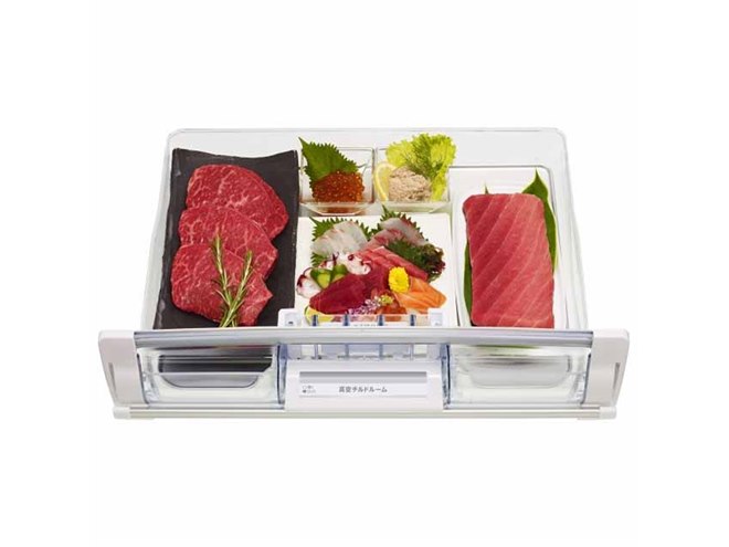 日立、あら熱を取る「サッと急冷却」採用の冷蔵庫「真空チルド XG