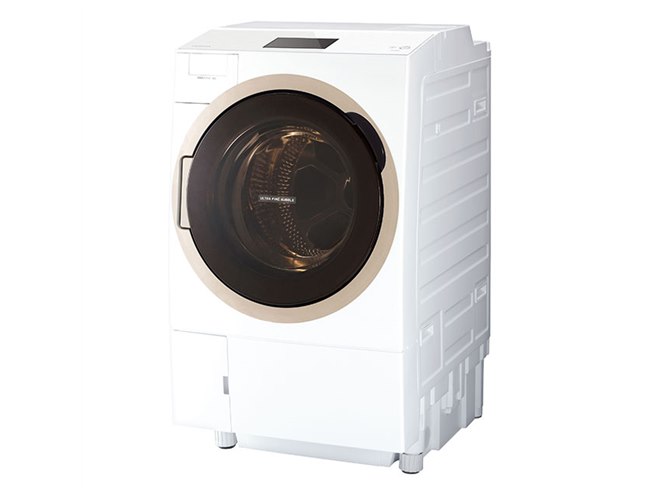 東芝、「ウルトラファインバブル洗浄W」を搭載した大容量12kgのドラム