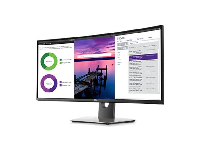 デル、3440×1440表示に対応した34型曲面液晶ディスプレイ「U3419W