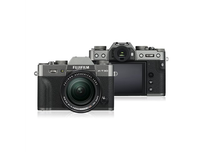 富士フイルム、ミラーレスカメラ「X-T30 チャコールシルバー」を6月21