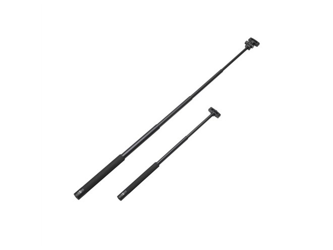 リコー、ベルボン開発のロック機構を採用した「THETA」専用自撮り棒