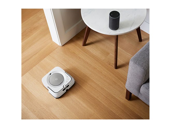 アイロボット、カメラを搭載した床拭きロボット「ブラーバ ジェットm6