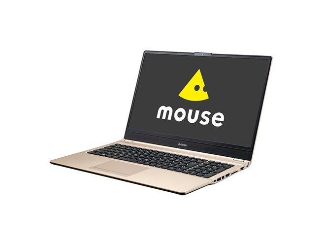 mouse、ナローベゼルデザインと新色ゴールドを採用した15.6型/14型