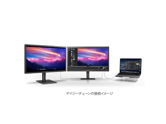 LG、Touch Barに対応したMac向け23.7型4K液晶ディスプレイ「24MD4KL-B