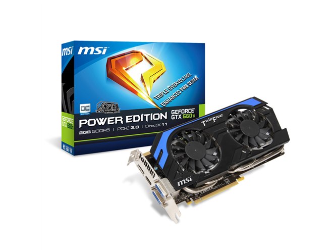 MSI、Twin Frozr IV採用のOC版GeForce GTX 660 Ti搭載ビデオカード