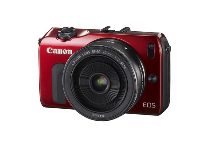 キヤノン、EOS Mレンズキットにホワイトとレッドボディのモデルを追加