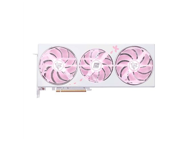 PowerColor、桜カラーのLEDライトを搭載したビデオカード - 価格.com