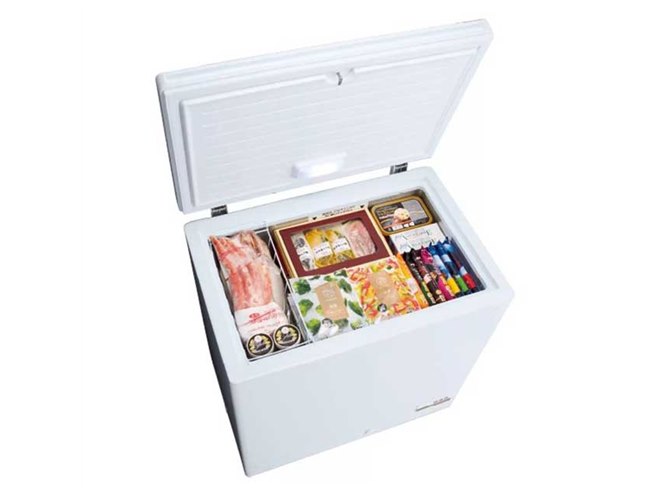 AQUA、電子コンパネ式温度制御を採用した直冷式チェストフリーザー2