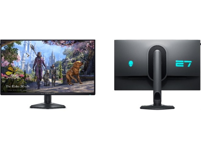 デル、フルHD/360Hzと4K/180Hzの2モードを切り替えられる27型