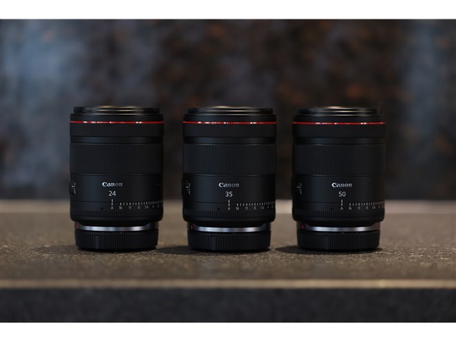 キヤノン、開放F値1.4の単焦点Lレンズ「RF24mm F1.4 L VCM」「RF50mm