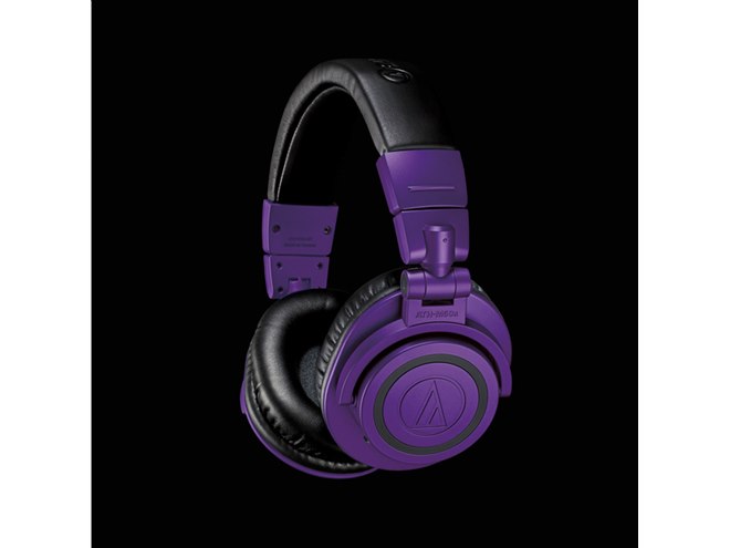 オーテク、「ATH-M50x」にバイオレット＆マットブラックの数量限定