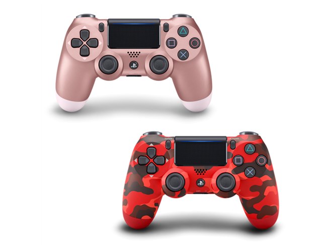 ソニー、「DUALSHOCK 4」ローズ・ゴールドなど限定カラー3モデルを再販