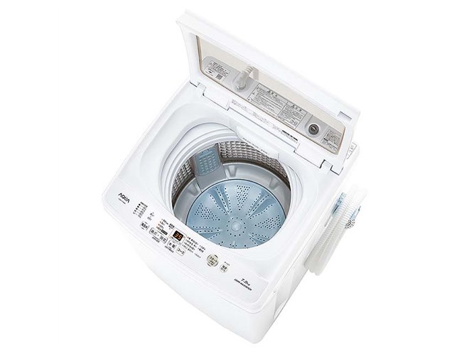 AQUA、「ワイドガラストップ」を採用した7/8/9kgモデルの全自動洗濯機