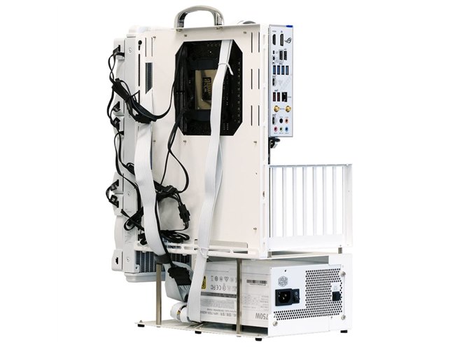 ProjectM、長尾製作所とコラボした「ATXオープンフレーム・ホワイト