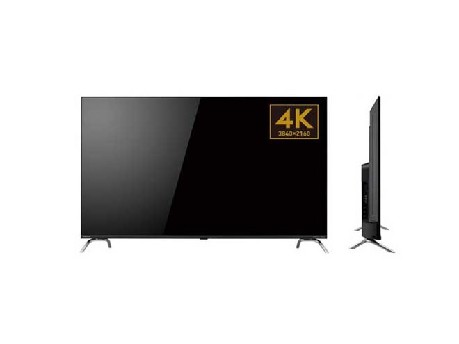 イオン限定、50V型チューナーレス4Kテレビ「AEUD-50D」が本日11/8発売