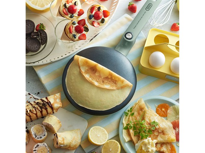 ラドンナ、自宅でもクレープ作りを楽しめる「Toffy クレープメーカー