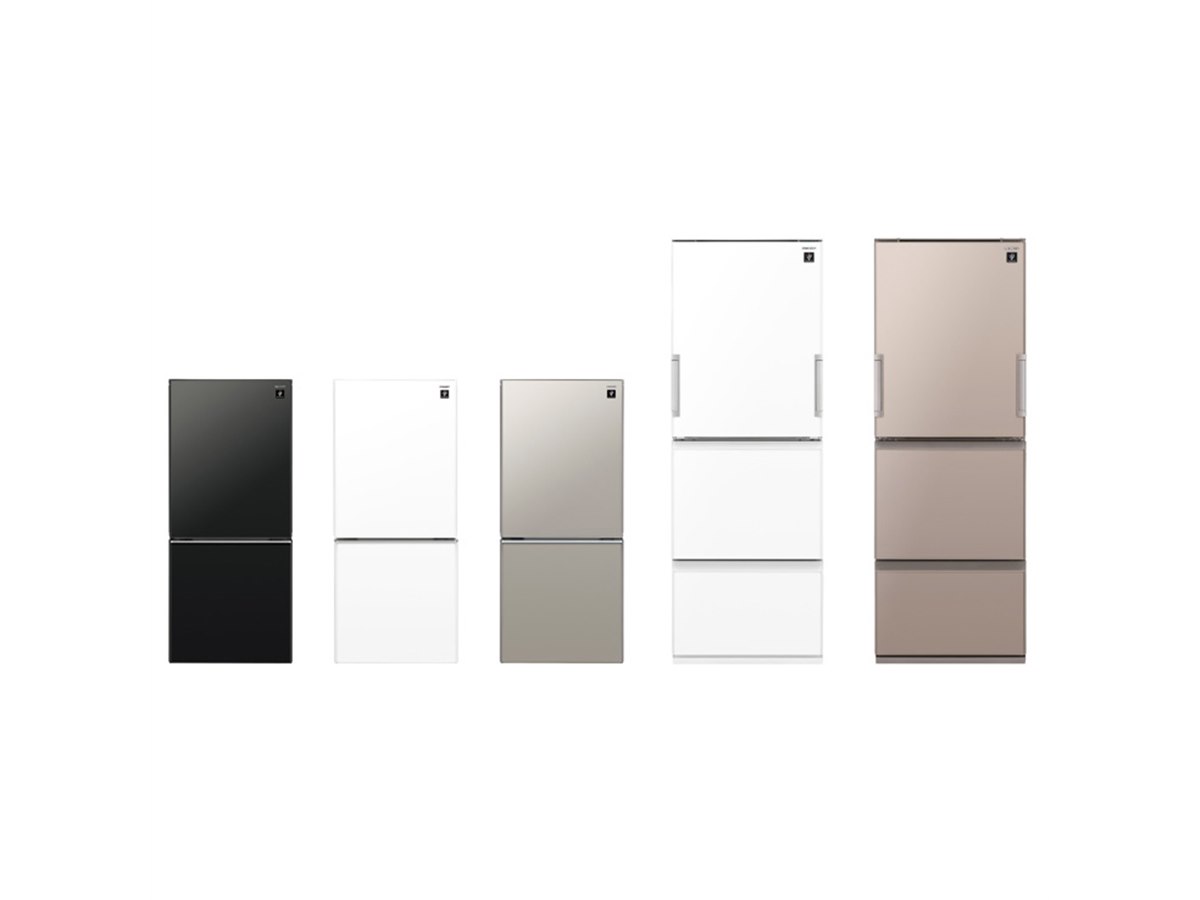 シャープ、デザイン重視の1人暮らし&少人数用プラズマクラスター冷蔵庫