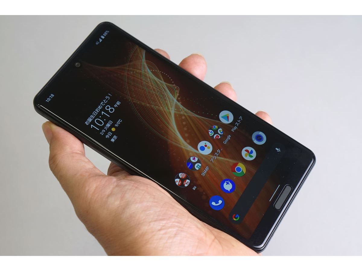 sense4」ゆずりの価格と機能を備えた5Gスマホ、シャープ「AQUOS