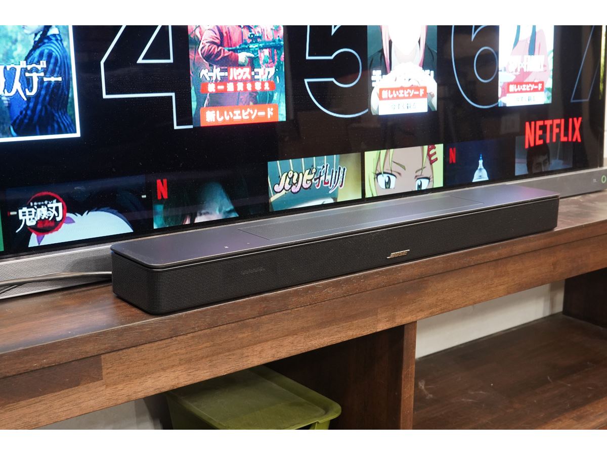 Bose「Smart Soundbar 600」レビュー。横幅約70cmの超小型サウンドバー