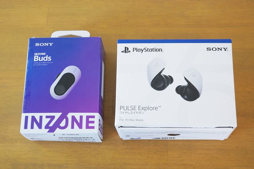 話題のゲーミングTWS ソニー「INZONE Buds」とSIE「PULSE Explore」を