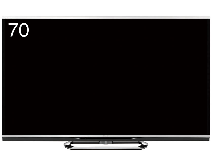 シャープ AQUOS クアトロン 3D LC-70XL9 [70インチ] 価格比較 - 価格.com