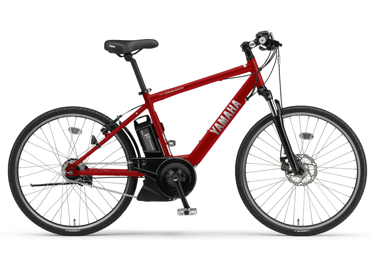 ヤマハ PAS Brace PA26B 2017年モデル [マットレッド] + 専用充電器