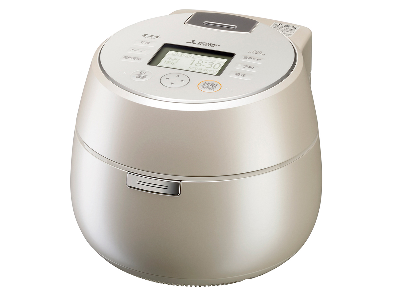 三菱電機 本炭釜 KAMADO NJ-AW109-W [白和三盆] 価格比較 - 価格.com