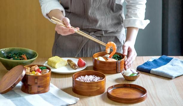 刷毛塗り 丸型弁当箱 - 創業明治二十年尾鷲わっぱ・漆器製造販売『ぬし熊』